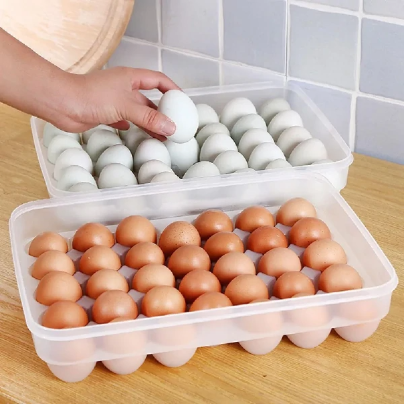 Egg M size in plate 10kg in a case